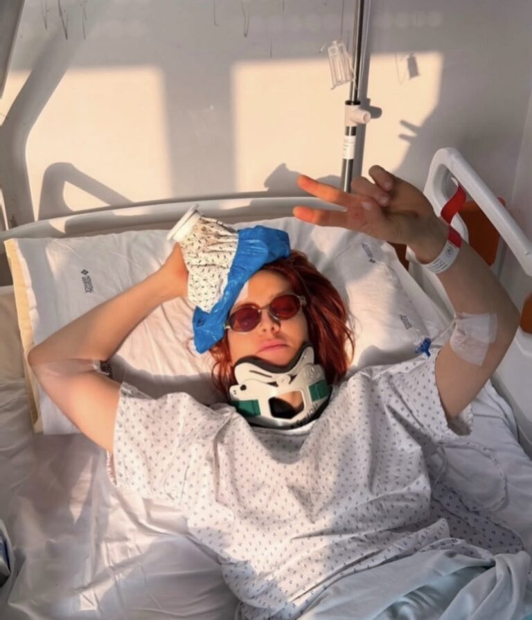 Noemi in ospedale